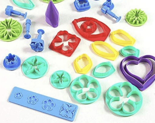 Bakewareind Gumpaste Flower Leaf Veiner Cutter Cake Decorating Box,26pcs - Image 3